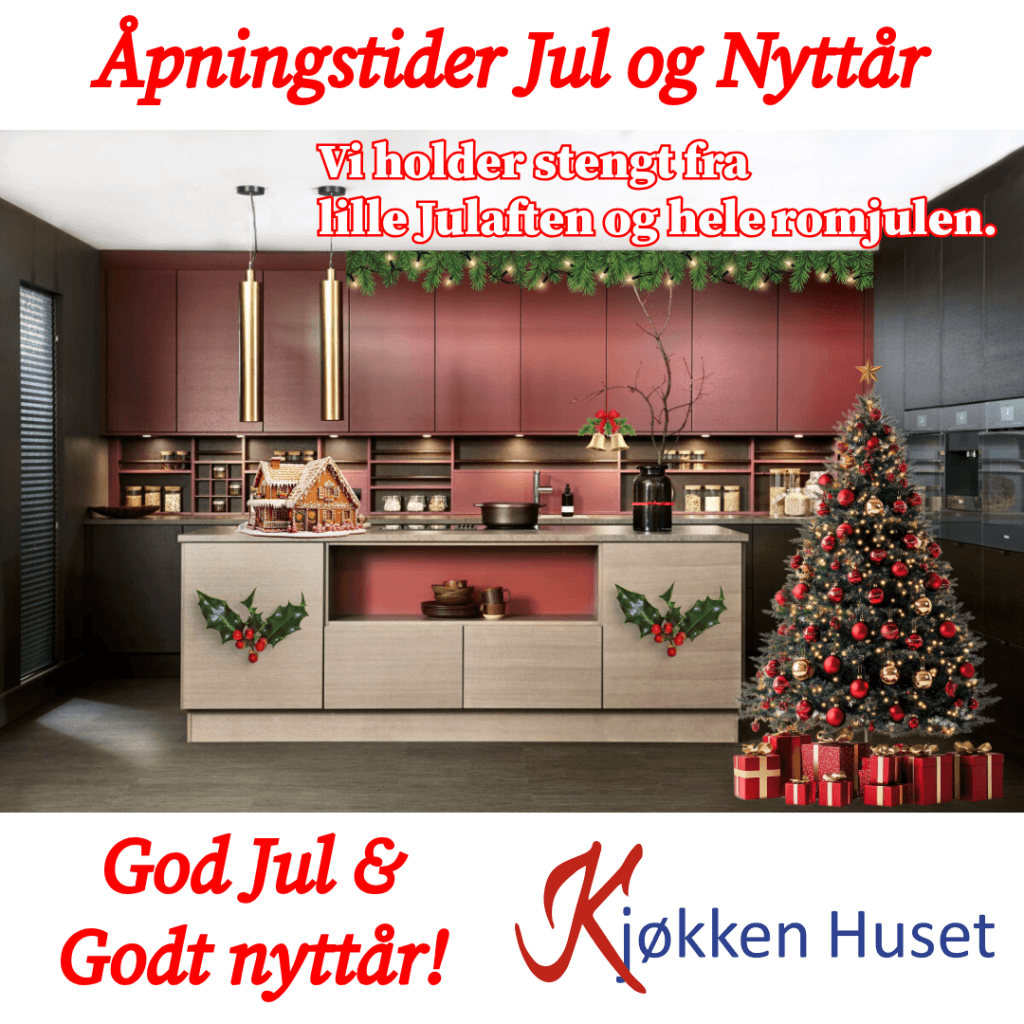 Åpningstider Julen Kjøkken Huset 2024