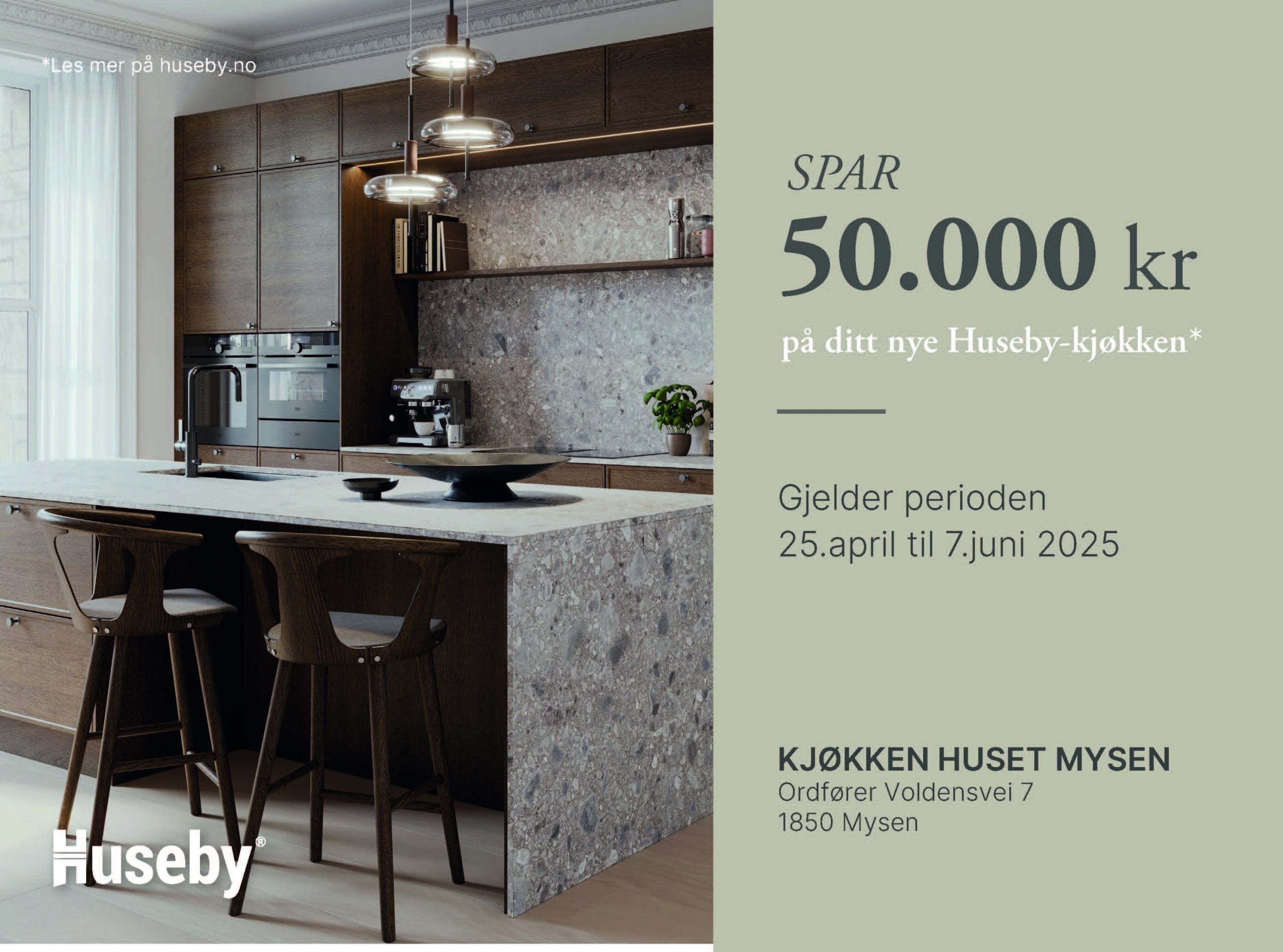 HUSEBY K2 Kjøkken Huset Mysen